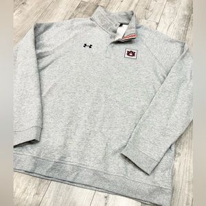 Men’s Auburn Under Armour 1/4 Snap Pullover Size XL